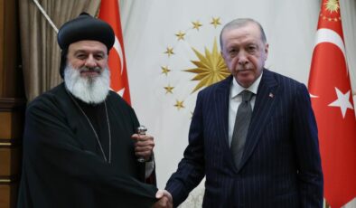 Cumhurbaşkanı Erdoğan, Süryani Ortodoks Kilisesi Patriği’ni kabul etti