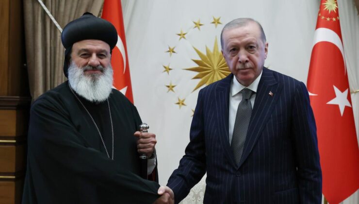 Cumhurbaşkanı Erdoğan, Süryani Ortodoks Kilisesi Patriği’ni kabul etti