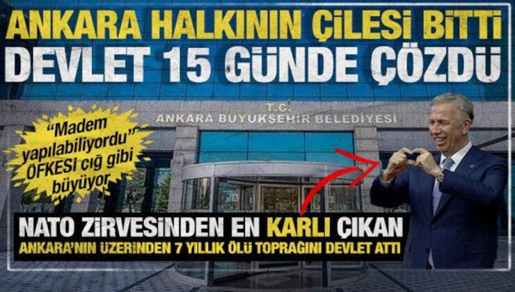 Devlet el attı CHP’li Ankara’da yedi yıllık atıllık on beş günde son buldu!