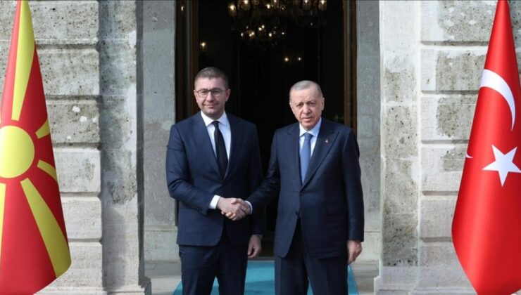 Erdoğan, Kuzey Makedonya Başbakanı Mickoski’yi kabul etti