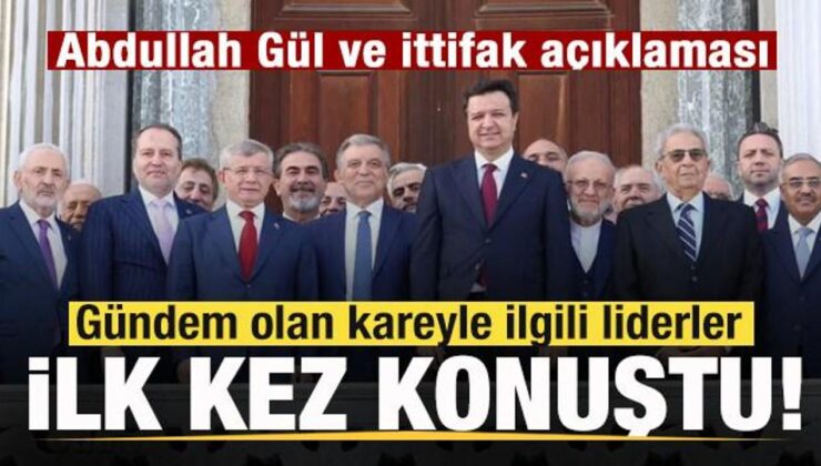 Fotoğraf gündem oldu Mahmut Arıkan ve Fatih Erbakan’dan ittifak ve Abdullah Gül açıklaması