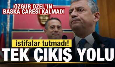 İstifalar tutmadı! Özgür Özel’in tek çıkış yolu! Başka çaresi kalmadı