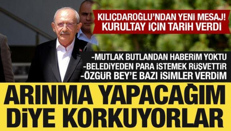 Kemal Kılıçdaroğlu: Arınma yapacağım diye benden korkuyorlar