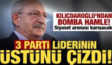 Kılıçdaroğlu’nun yeni yol haritası belli oldu! 3 parti liderinin üstünü çizdi