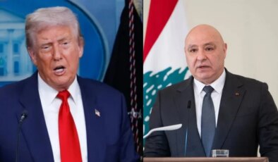 Lübnan Cumhurbaşkanı Avn ile ABD Başkanı Trump, telefonda görüştü