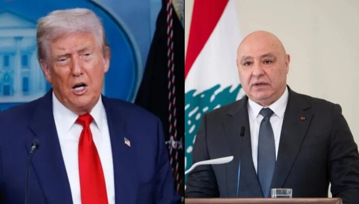 Lübnan Cumhurbaşkanı Avn ile ABD Başkanı Trump, telefonda görüştü