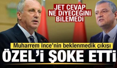 Muharrem İnce’nin sürpriz çıkışı Ögür Özel’i kızdırdı! Ne diyeceğini bilemedi