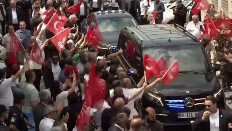 Özgür Özel, CHP’nin makam aracıyla Nevşehir mitingine gitti