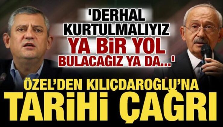 Özgür Özel grup toplantısında seslendi: Kılıçdaroğlu’na tarihi çağrıda bulunuyorum!