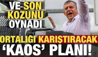 Özgür Özel son kozunu oynuyor! Ortalığı karıştıracak ‘kaos’ plan…