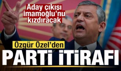 Özgür Özel’den parti itirafı! Aday çıkışı İmamoğlu’nu şoke edecek