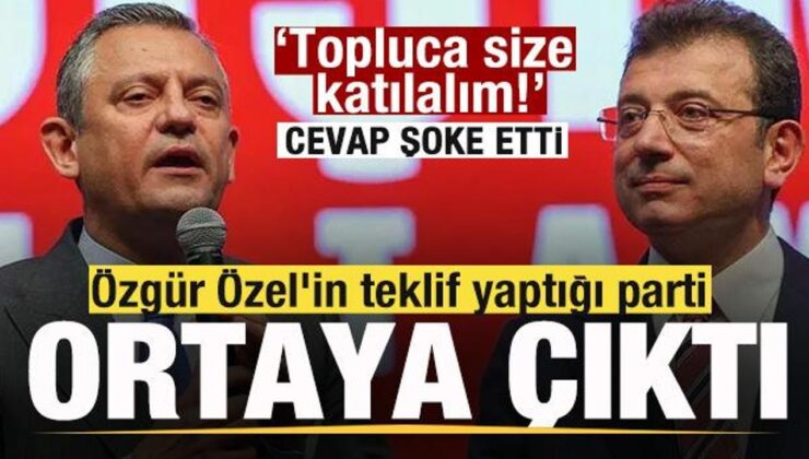 Özgür Özel’in teklif yaptığı parti ortaya çıktı! Topluca size katılalım! Cevap şoke etti