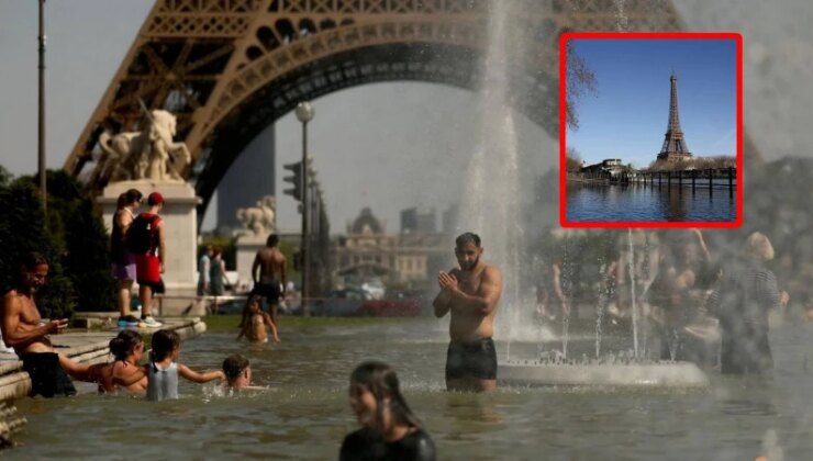 Paris’te dün aşırı sıcaklar nedeniyle 109 kişi hayatını kaybetti