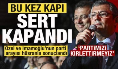 Parti arayışında hüsran! Bu kez kapı sert kapandı! Özgür Özel ve İmamoğlu’na rest!