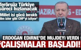 Selimiye Camii yeniden ibadete açıldı: Erdoğan Edirne’de bir müjde daha verdi