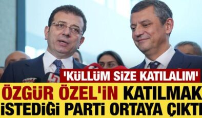 Şok iddia! Parti lideri açıkladı: Özgür Özel bize katılmak istedi