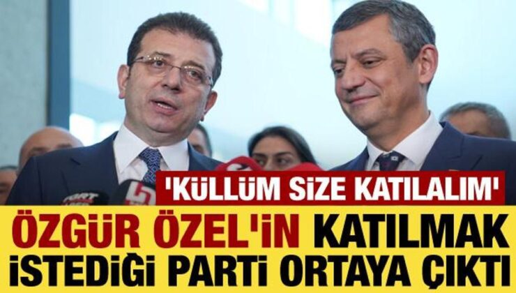 Şok iddia! Parti lideri açıkladı: Özgür Özel bize katılmak istedi