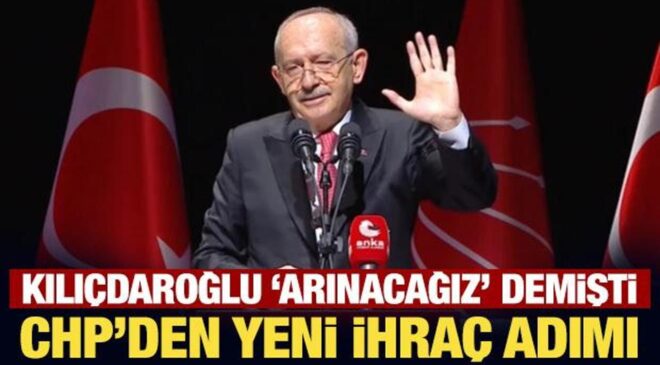 Son Dakika: CHP’den yeni ihraç adımı