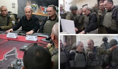 Soykırımcı Netanyahu provokasyona doymuyor: İşgalde görev alan katliamcıları ziyaret etti