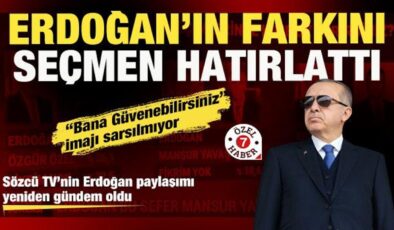 Sözcü TV ekranlarında dev itiraf: Erdoğan Yavaş İmamoğlu ve Özel’e fark attı