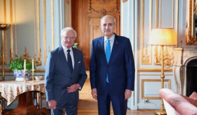 TBMM Başkanı Kurtulmuş, İsveç Kralı Carl XVI. Gustaf ile görüştü