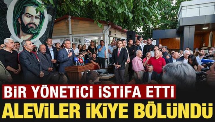 Aleviler ikiye bölündü: Bir yönetici istifa etti