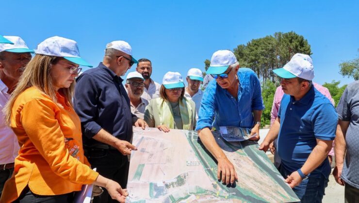 Başkan Şahin’den yapımı devam eden Karkamış Kuş Gözlem Noktası’na ziyaret!