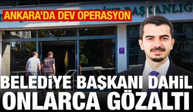 Çankaya Belediyesi’ne operasyon: Belediye Başkanı dahil çok sayıda gözaltı