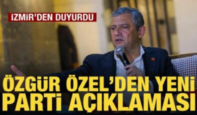 Özgür Özel’den yeni parti açıklaması
