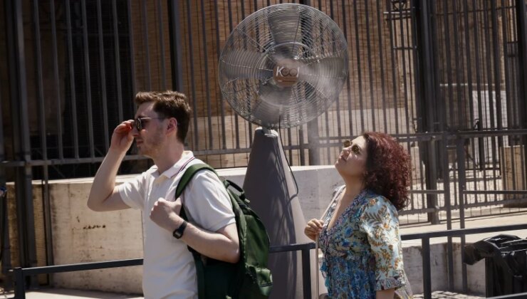 Roma’da kavurucu sıcaklarla yaşam mücadelesi